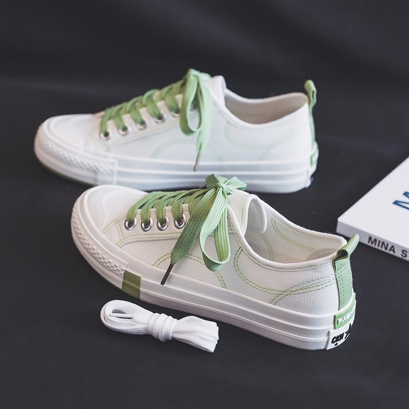 Baskets Kappa En Toile Blanche - Taille 38, Occasion Très Bon état, Style Tennis