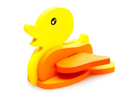 MWZ Cartoon zwierząt zabawki dla dzieci 3D puzzle drewniane puzzle dla dzieci nauka zabawki edukacyjne dla dzieci Handmade DIY zabawki: duck