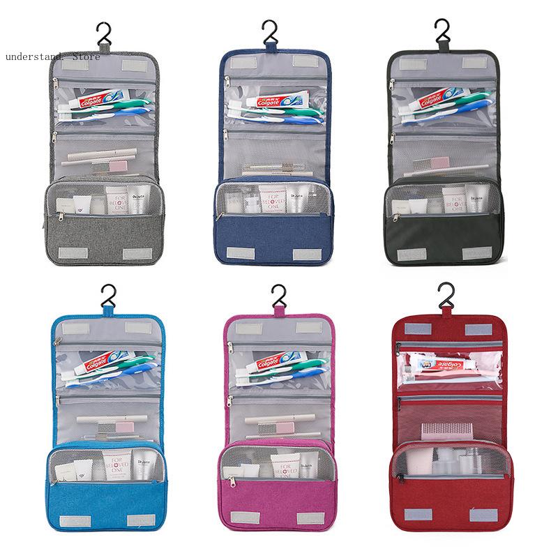 Forniture per la vita portatili da viaggio borsa per il trucco essenziale di grandi dimensioni borsa per lavaggio da uomo di alta qualità borsa da toilette per Organizer da bagno