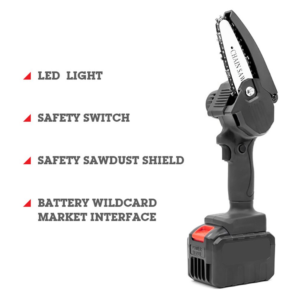 Portable Electric Pruning Saw Mini Electric Saw Small Wood Spliting Chainsaw One-handed Woodworking Tool for Garden Orchard