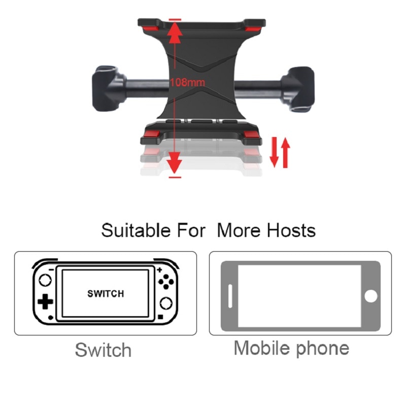 Nintend Schakelaar Draagbare Verstelbare Auto Stand, Console Beugel Houder Voor Nintendo Switch Ipad Smart Telefoon En Tablet