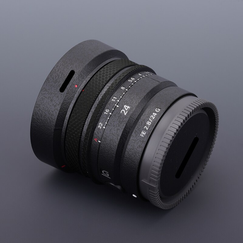 24 2.8g / FE24 F2.8G obiektyw winylowa tablica naścienna skórki Wrap pokrywa dla SONY FE 24mm f/2.8G (SEL24F28G) obiektyw Premium naklejka