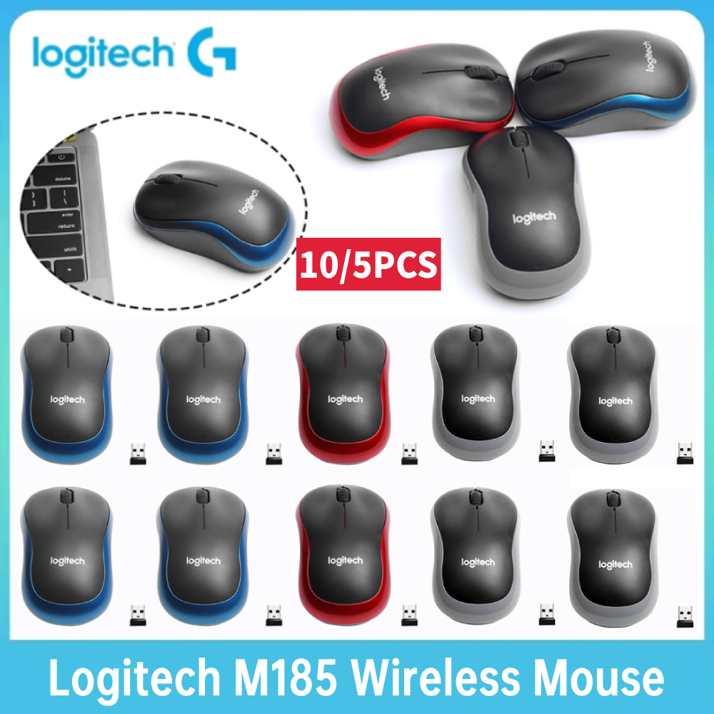Logitech M185 2.4 GHz Wireless Mouse 1000DPI 3 But... – Grandado