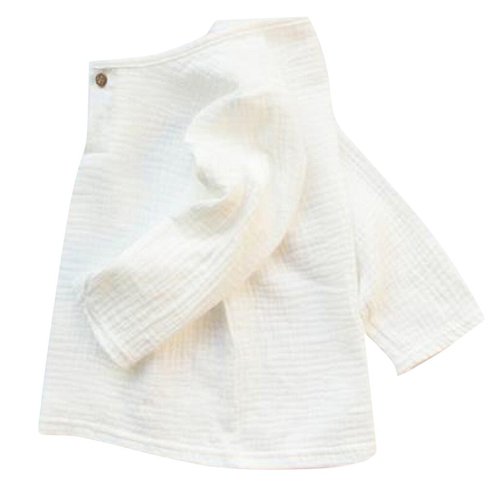 Kleinkind Kinder Baumwolle Feste Baby Junge Mädchen Shirt Tops T Kinder Kleidung Taste Neue