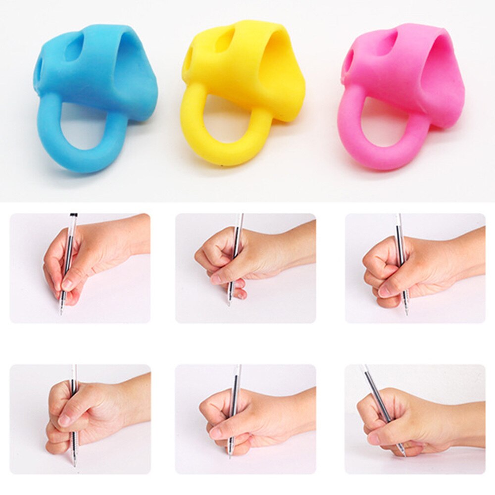 3pcs diy Potlood Grips Artefact Voorschoolse Leren Schrijven Braces Kinderen Beginners Potlood Houding Correctie Tool