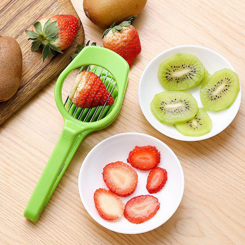 Eiersnijder Hardgekookt Eiersnijder Aardbeiensnijder Kiwi Divider Paddestoel Voedsel Fruit Groente Snijvorm Gereedschap Keukengadgets