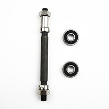 MTB Bike Bicycle Hub Front And Rear Axle 108/145mm Hollow Axle Cycling Supplies 2 Bearing Bead Stopper Quick Release Lever Screw