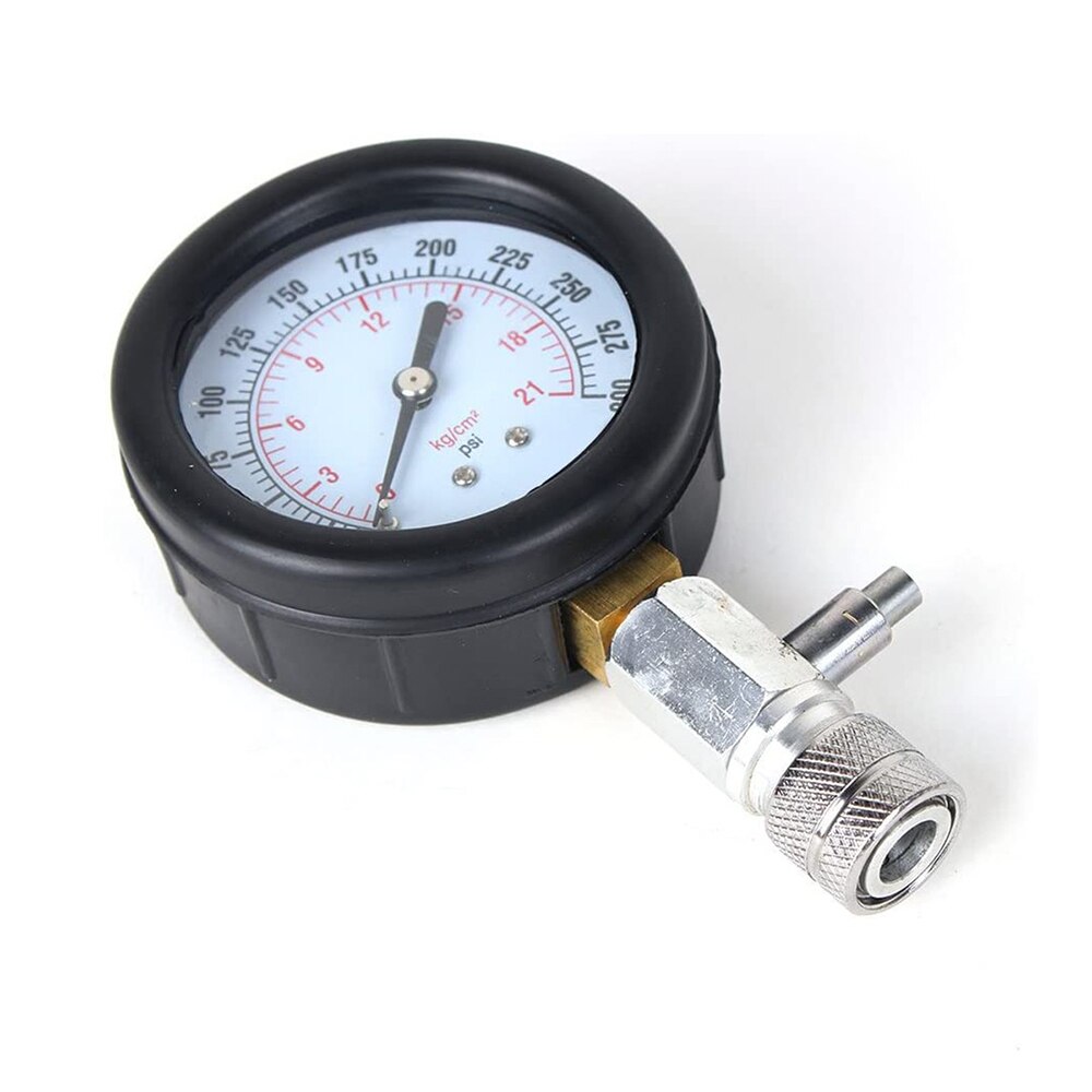 Compression Tester Pressure Gauge Tester Kit Motor Auto Petrol Gas Engine Cylinder Car Motorcycle Pressure Gauge with Adapter