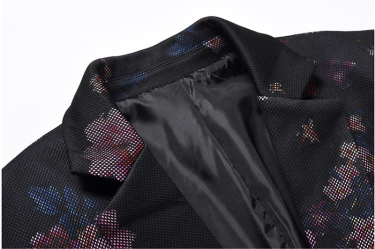 Batmo bedrukte casual blazers voor heren, bedrukte herenjassen, pakken voor heren, plus-size m -4xl 888