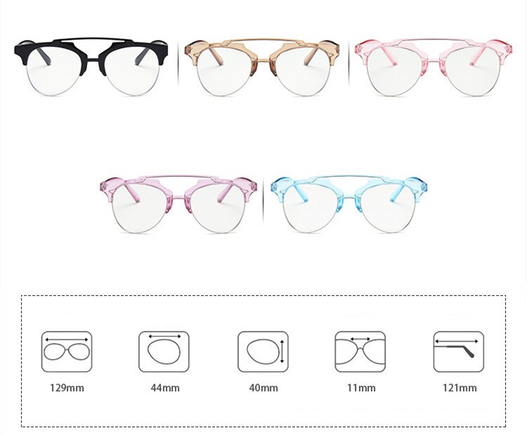 Gafas azul claro para niños para niño niña marco óptico infantil gafas de sol transparentes antideslumbrantes gafas graduadas por ordenador UV400