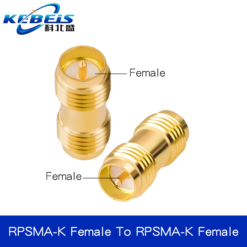 2 uds conector SMA adaptador SMA a SMA SMA a SMA/RPSMA enchufe macho y conector hembra conector adaptador coaxial RF recto deslizante ﻿: Plata