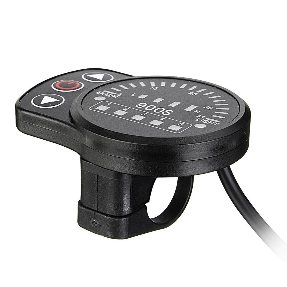 24V 36V 48V 5pin Led Display Speed Meter Bedieningspaneel Voor E-Bike Elektrische Scooter LED900S