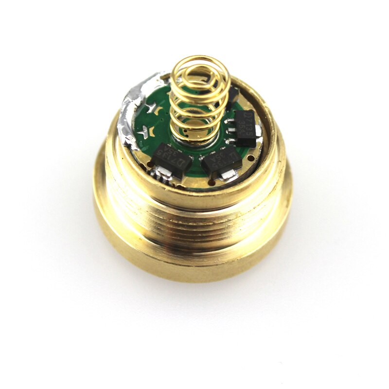 CREE XP-L HI V3 1600lm 10x7135 Driver Brass Base LED -in for C8 Flashlight