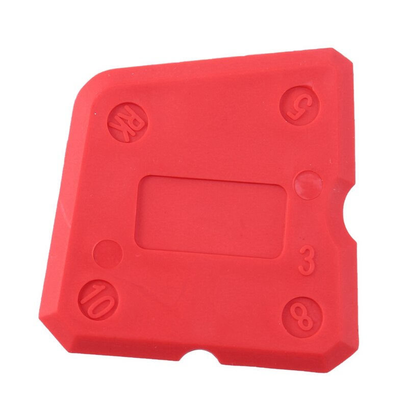 9 Pieces Silicone Sealant Finishing Tools Smoothing Caulking Tool Kit For Kitchen Bathroom Floor Sealing, Red
