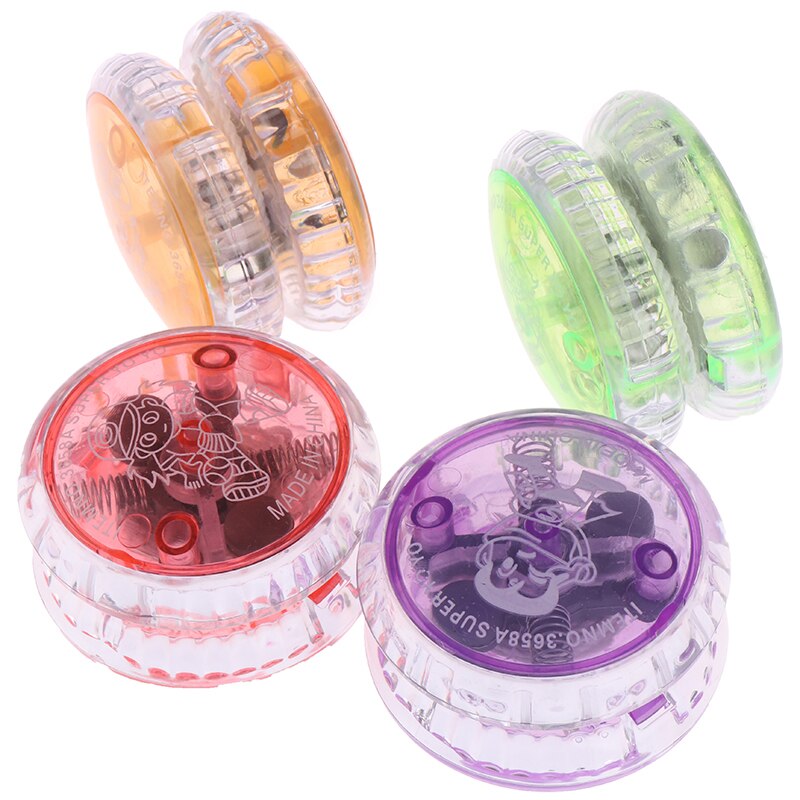 Led Knippert Yoyo Klassieke Kinderen Speelgoed Professionele Magic Yoyo Spin Aluminium Metal Yoyo Lager Met Spinning String