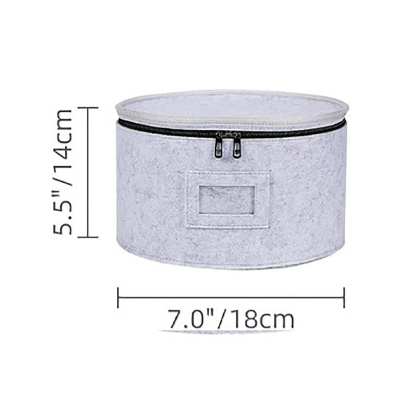 Vilt Opbergtas Glazen Bekerrek Kookplaat Soep Lepelhoes Afwasstofhouder Reizen Keukenaccessoires Plank Organizer: Light Grey