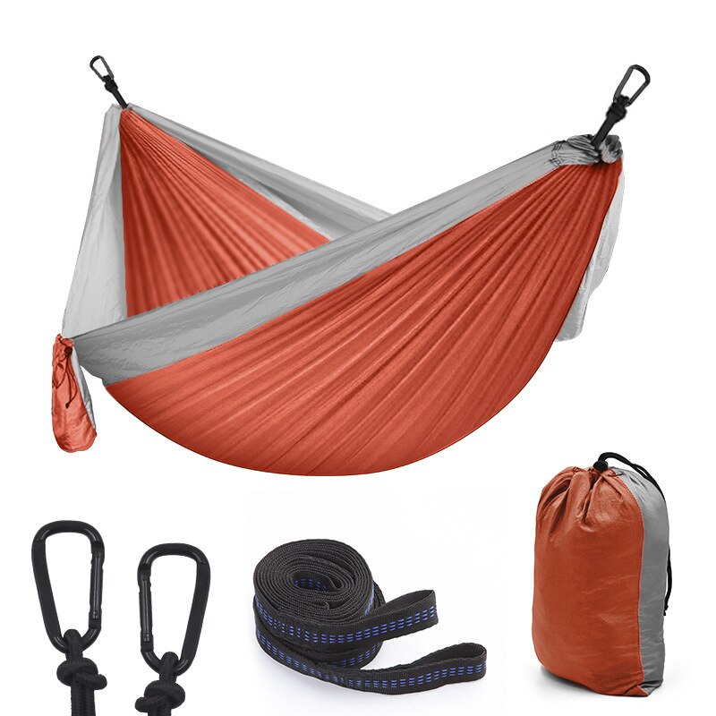 300x200 Außen nylon schaukel doppel camping hängematte im freien reise schaukel camping mittagessen brechen hängematte.