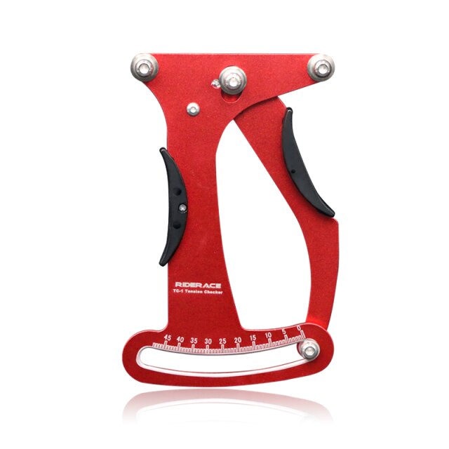 Medidor de tensión electrónico para bicicleta, comprobador de radios de rueda de bicicleta, indicador de alta precisión, tensiómetro estable y preciso, herramienta de reparación de MTB: Naranja
