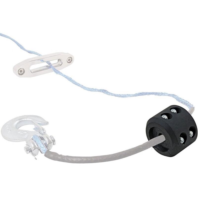 Rubber Universal Saver Stopper Line Rope Hook Vehicle Winch For ATV Durable Guard Cable Stop Commander Line Save Stopper