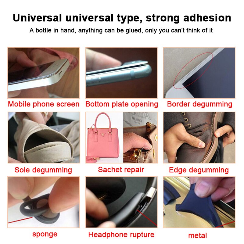 Super Glue B7000 Multi-Purpose Instant Adhesive For Jewelry Rhinestone Glass Mobile Phone Shoes Tablets Screens Gems Craft DIY