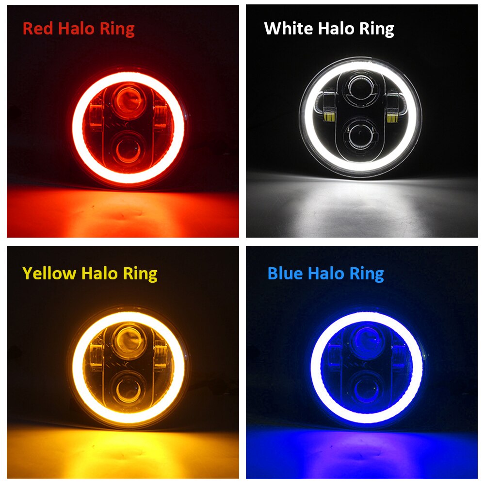 6.5 Inch Ronde Motorcycle Cafe Racer Koplamp Ronde Kop Lamp Moto Led Voor Yamaha Road Star Hornet 250 Xvs 1100 bobber Chopper