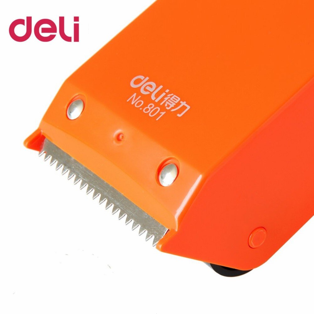 Deli 801 Tape Dispenser Handleiding Verzegeling Tape Snijder Balenpers Carton Sealer Breedte 48mm Verpakker Snijmachine