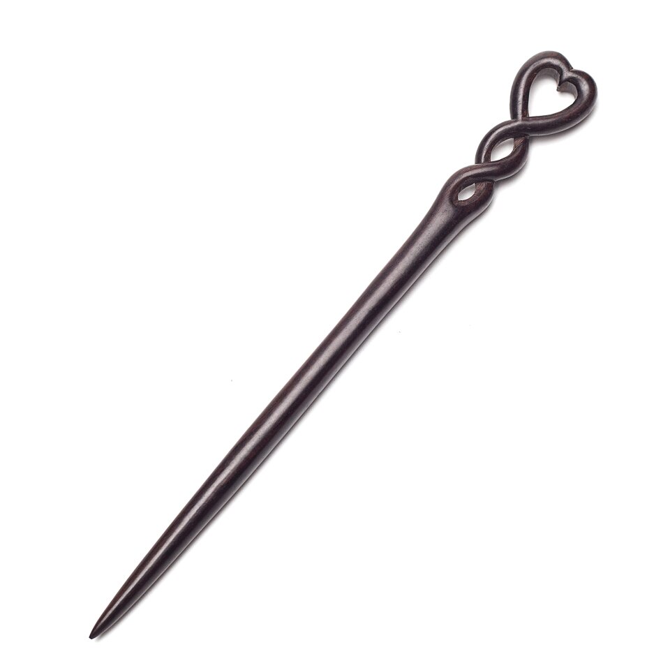 Acessórios Premium sândalo hairpin Moda Cabelo comprido vara do Cabelo do vintage jóia do casamento presentes para mulheres jóias cabeça nova: H020081D
