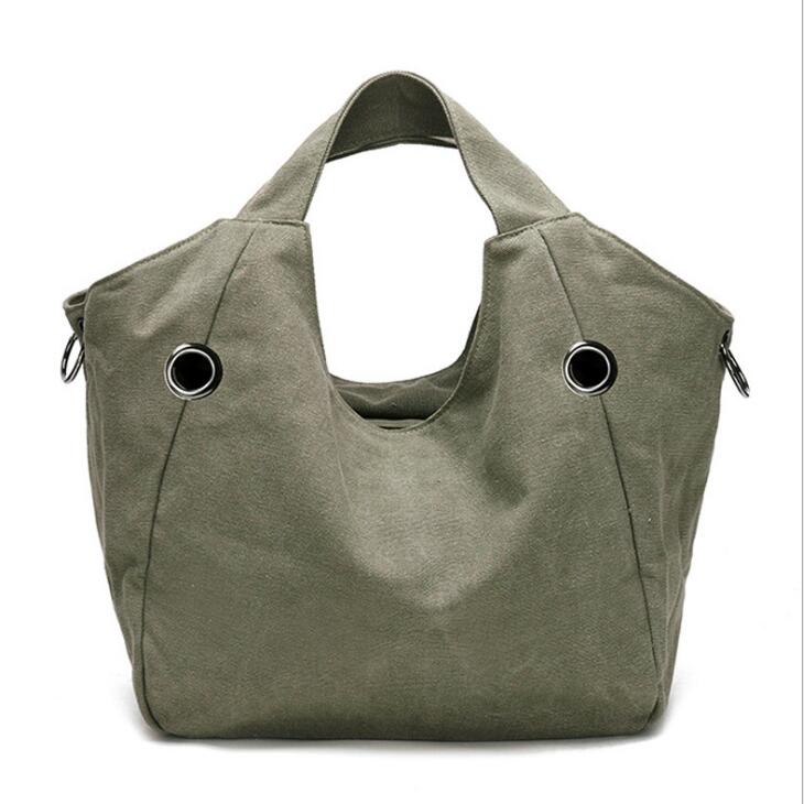 neue frauen Tasche Lässig Tasche Große Kapazität Handtasche Schulter Bote Tasche Viele Farben BD866: ArmyGreen