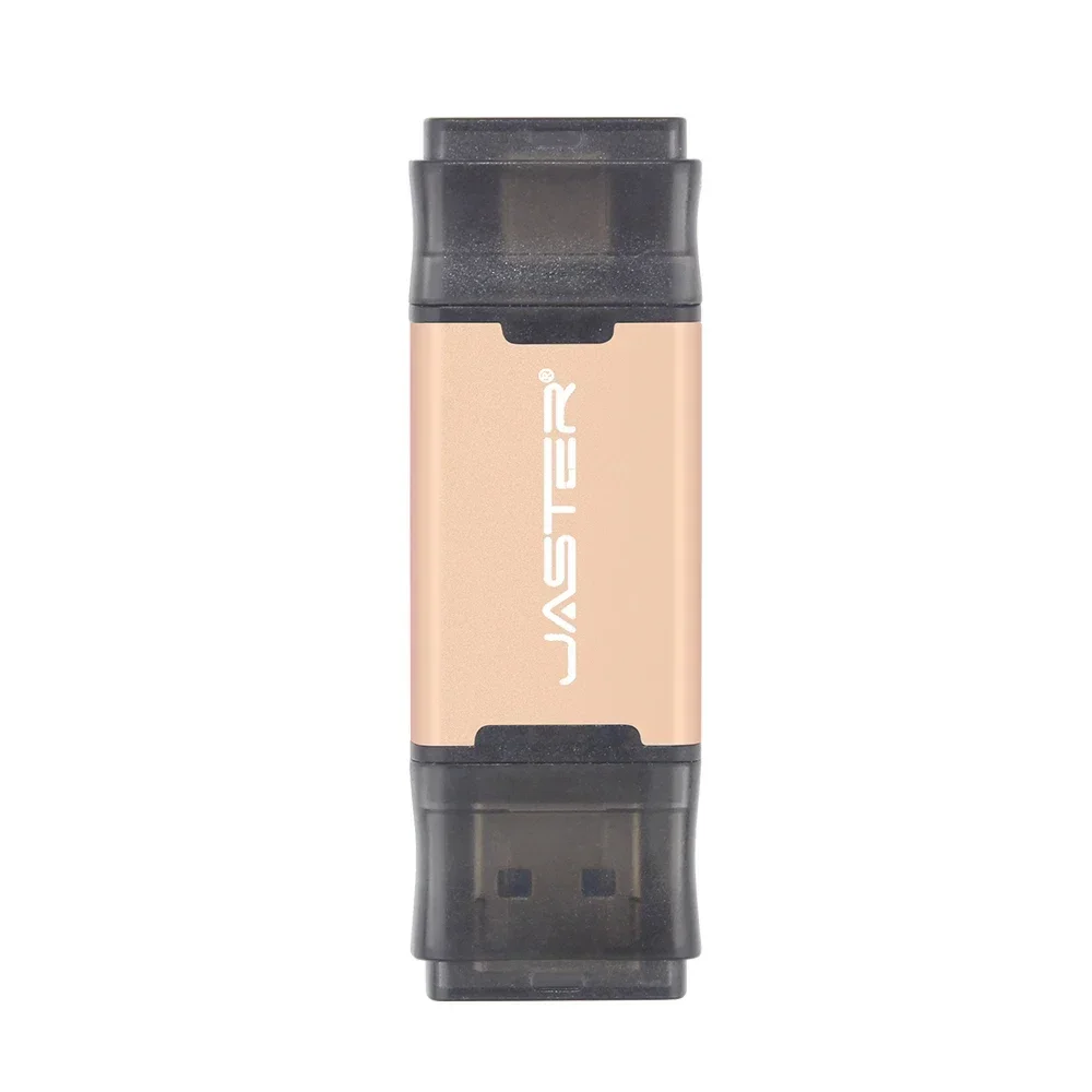Topkwaliteit USB-flashdrives 128 GB 64 GB Pen Drive Real Capaciteit Pendrive 8 GB Type-c 2 IN 1 Memoria USB Stick 8G USB voor telefoon/PC: WHITE / 64GB