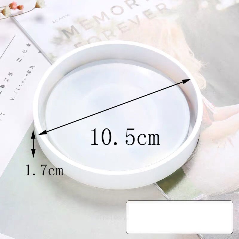 Concrete Molds for Garden ，Square Round Cement Pot Molds Succlent Plant Pot Mould: round base mold