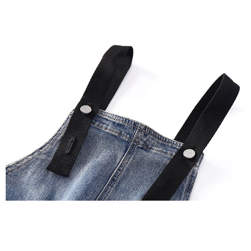 Combinaison coréenne pour petites filles, salopette en Denim pour enfants, en coton à poches, Jeans, vêtements pour adolescentes de 6 à 15 ans