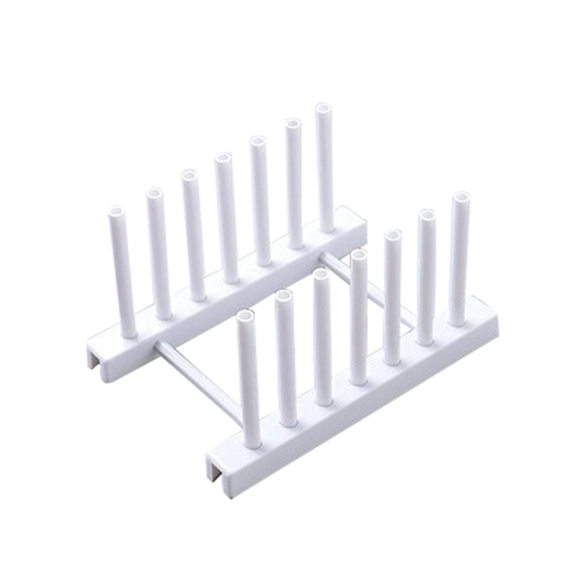 Kitchen Organizer Pot Lid Rack Dish Rrain Rack Spoon Holder Shelf Cutting Board Rack Pan Cover Stand Kitchen Accessories: Default Title