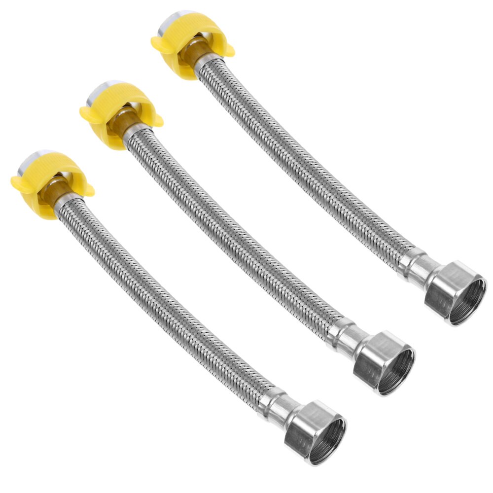 3Pcs Badkamer Baden Aansluiting Buis Spuit Slang Douche Supply Voor Thuis: Default Title