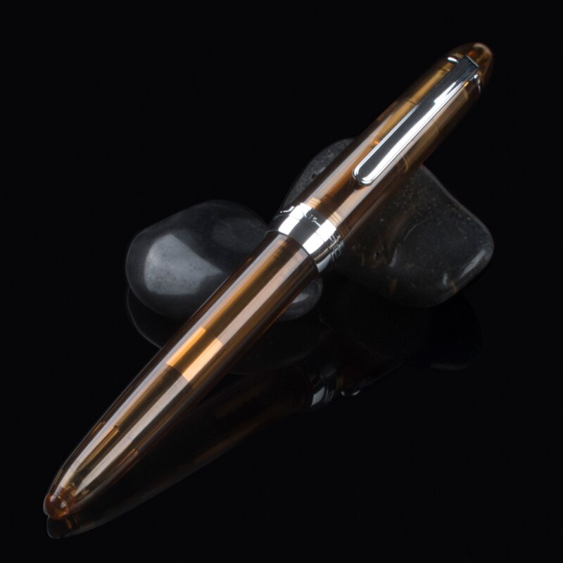 JINHAO 992 Student Fountain Office Pen Transparent 6 Color Round Spiral
