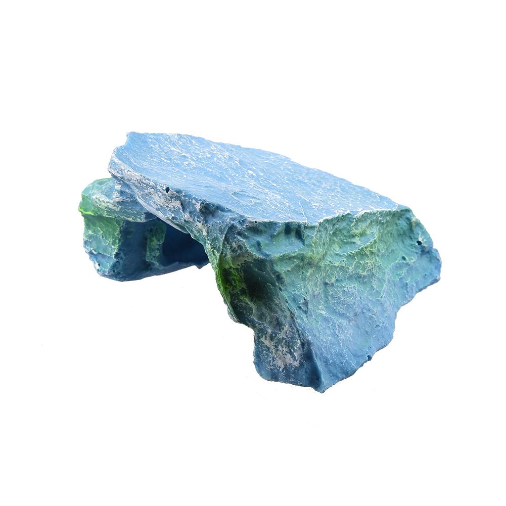 Reptile Breeding Box Decoration Reptile Cave Den Herp Habitat Reptile Rock Hide Cave Habitat Reptile Pet Shelter House: Default Title