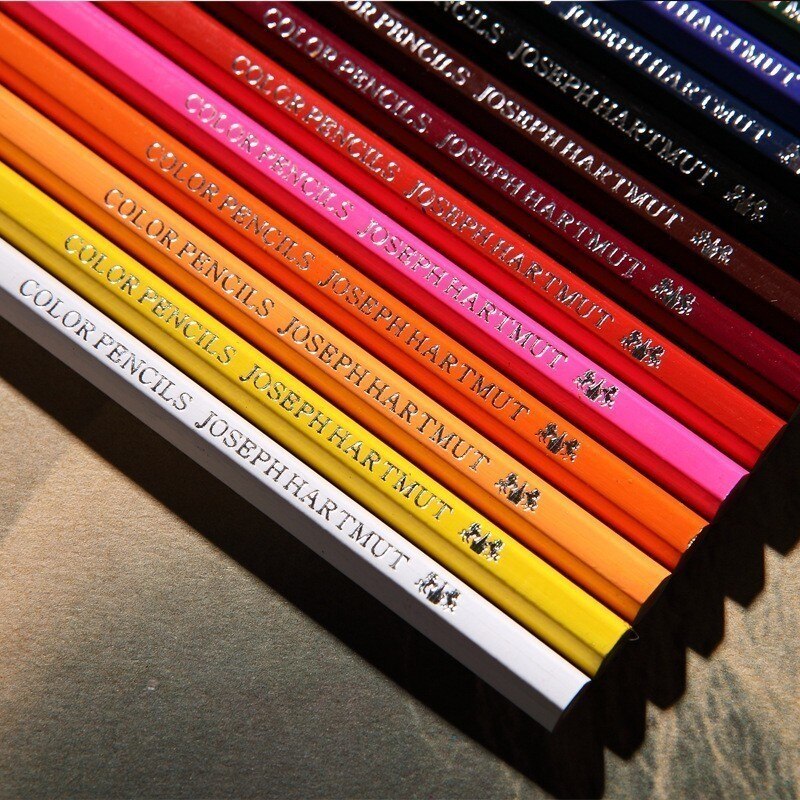 48/72 Colors Wood Colored Pencils Lapis De Cor Artist Painting Oil Color Pencil for School Office Artist Painting Sketch Supply