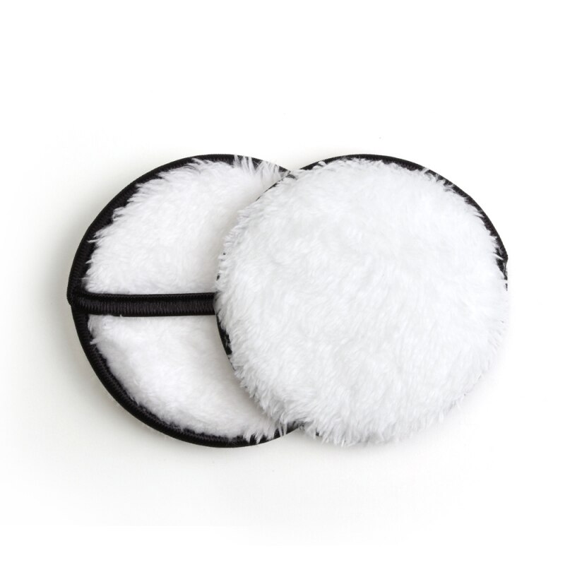 2 st sminkborttagare främjar hälsosam rengöring makeup hud tygkuddar remover handduk ansikte lata rengöring puder puff