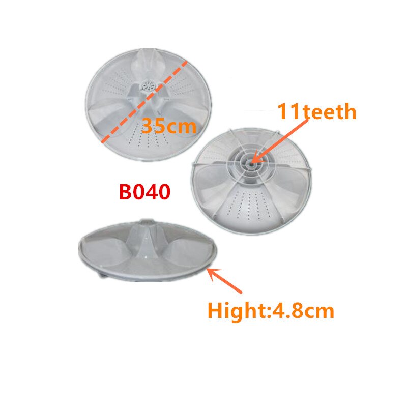 Washing Machine Pulsator Replacement Part Wave Plate Pulsator 11 Teeth Diameter 35cm