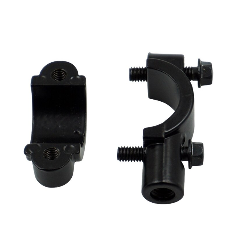 1 par  m8 m10 22mm 25mm motorsykkel speilfeste holdere brakett klemme til motorsykkel moped skitt gruve sykkel atv quad 4 hjuling