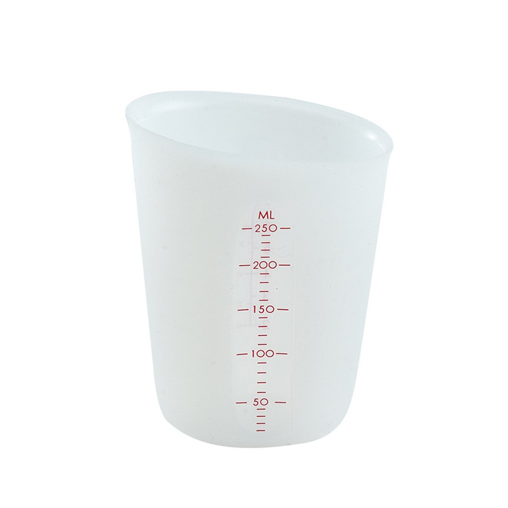 Measuring Cup Milk Coffee Graduated Beaker Lab Kitchen Silicone Measuring Container, 500ml
