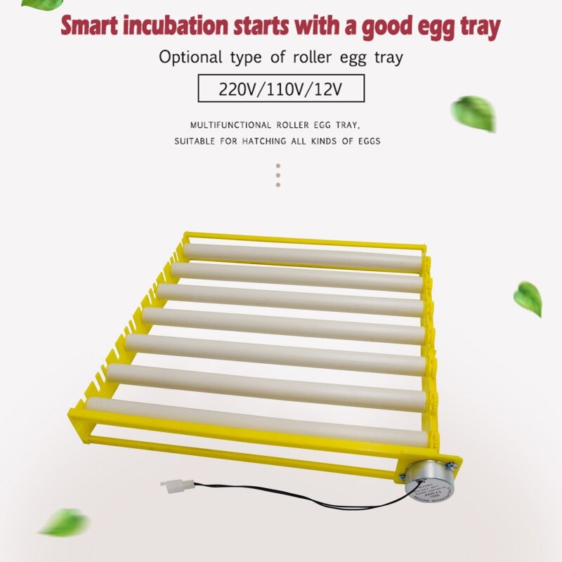 Automatic Rotary Egg Turner Roller Tray Duck Quail Bird Poultry Eggs Incubator