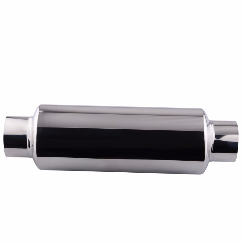 Speedwow universal 2.0 " 2.25 " 2.5 " 3.0 " pakokaasun äänenvaimennin ruostumaton teräs pakoputken äänenvaimennin auton resonaattorin pakoputki
