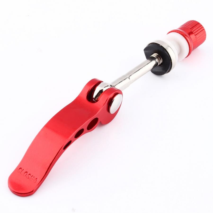 Aluminium Alloy Quick Release Bicycle Seatpost Clamp Bolt Mountain Bike Seat Post Clamp Skewer Bolt Cycling Road Bike Seat Tube: Red