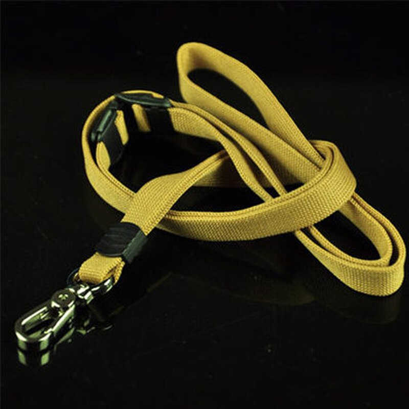 7 kleuren mooie en duurzame fluit accessoires lanyard 10mm*485mm: Chocolade