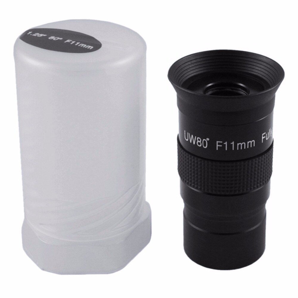 ! 1.25-inch telescope F11MM 80 degree super wide angle eyepiece