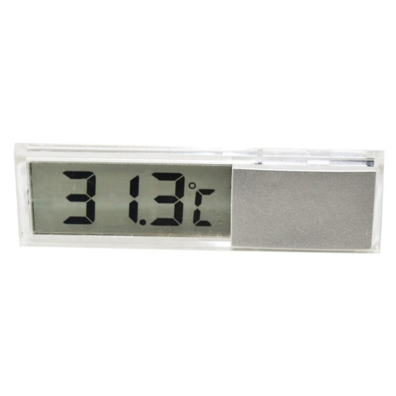 Lcd auto digitale klok auto raamthermometer celsius fahrenheit auto digitale klok auto accessoires