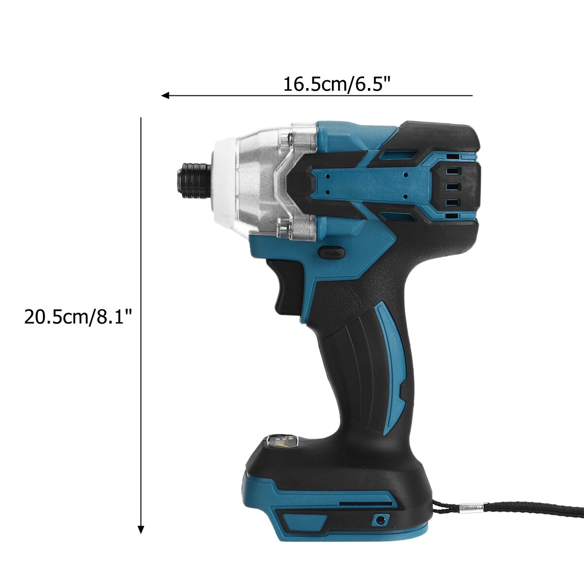 Taladro eléctrico inalámbrico de 18V y 520N.m, destornillador, herramientas eléctricas sin escobillas, taladro de impacto de 1/4 pulgadas para batería Makita DTW285