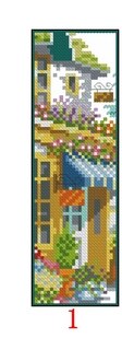 seasons 3 Craft Stich Cross Stitch Bookmark Christmas Plastic Fabric Needlework Embroidery Crafts Counted Cross-Stitching Kit 2: White