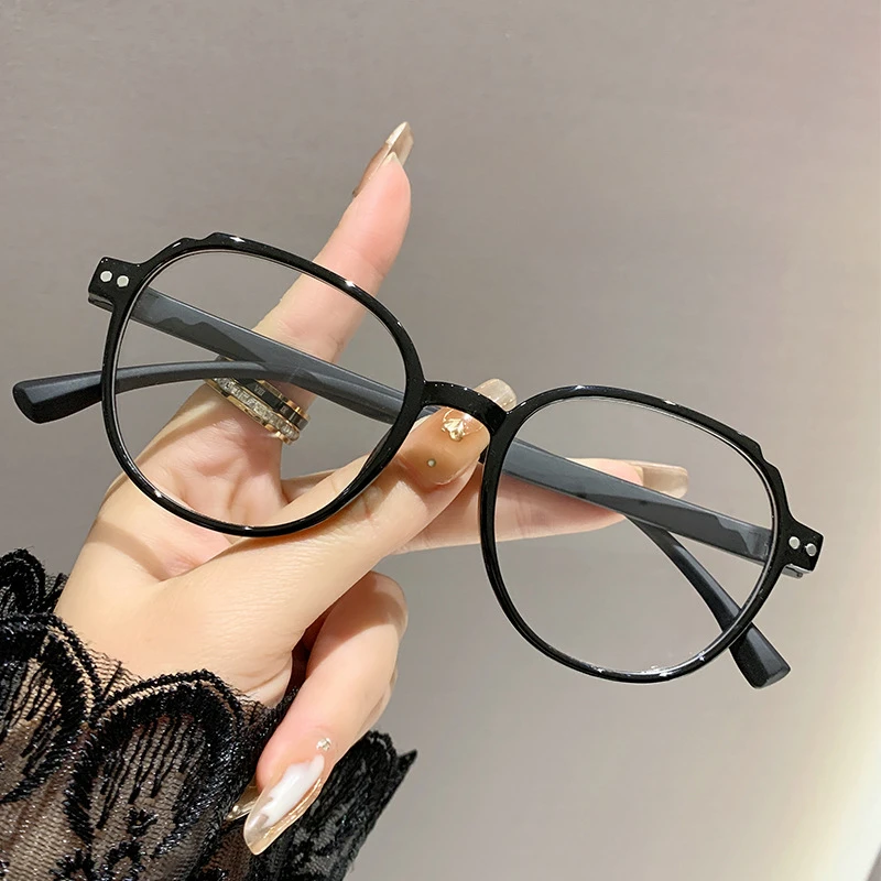 Men and Women Square Reading Glasses Unisex Blue Light Blocking Glasses with Plus Diopters Trendy Retro Far Sighted Eyewear: GRAY / 0