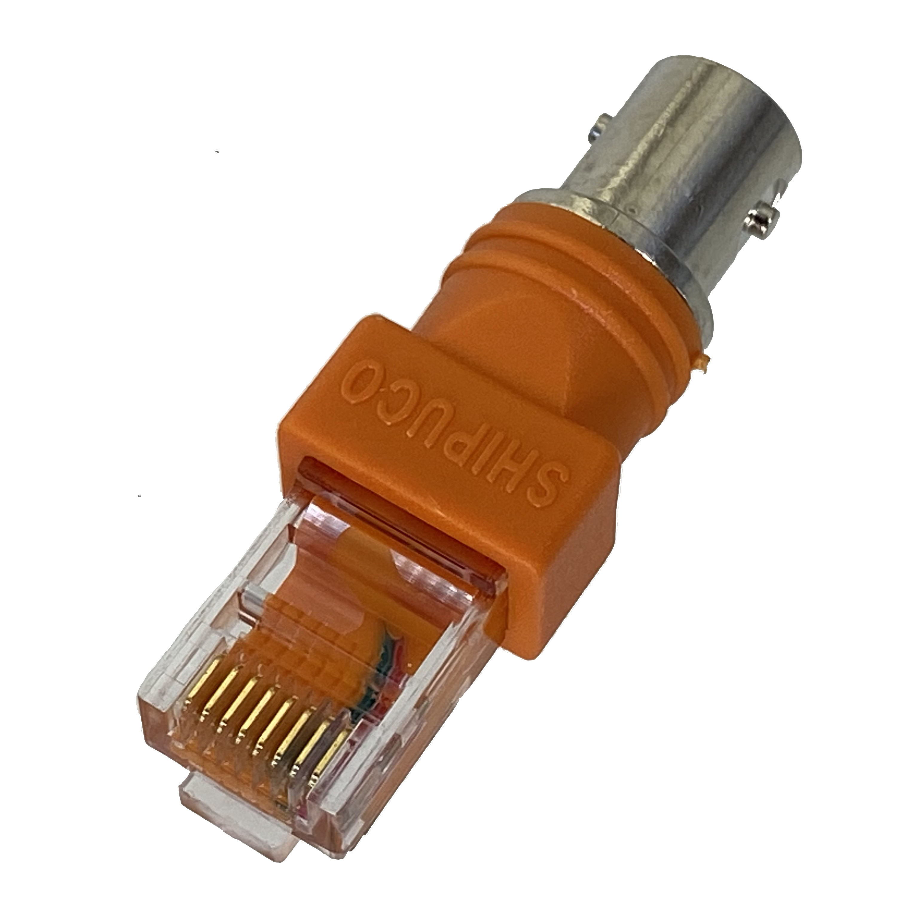 1 pz connettore adattatore BNC femmina a RJ45 maschio accessorio per tenere sotto controllo per montaggio a pannello su telaio